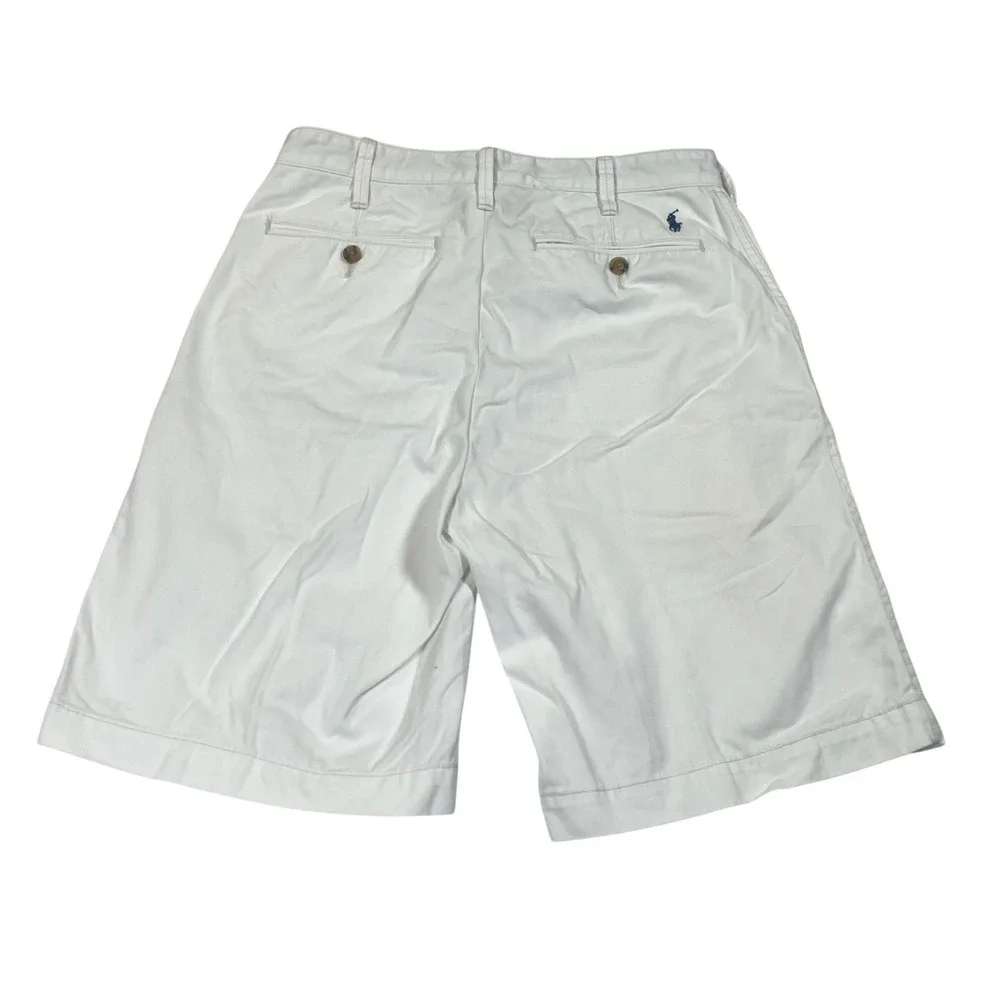 Polo Ralph Lauren Shorts Mens 30 White Relaxed‎ Fit Chino Twill Preppy Golf